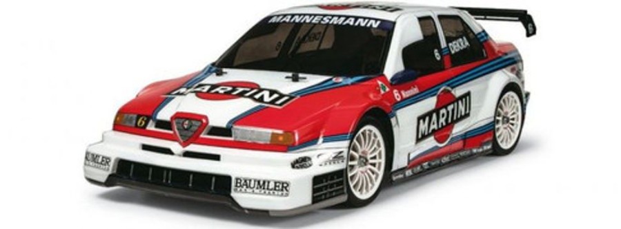 Cars/Tanks Tamiya Tamiya 1/10 Alfa Romeo 155 V6 Ti Martini Tt-02 (Esc Included) [58606]