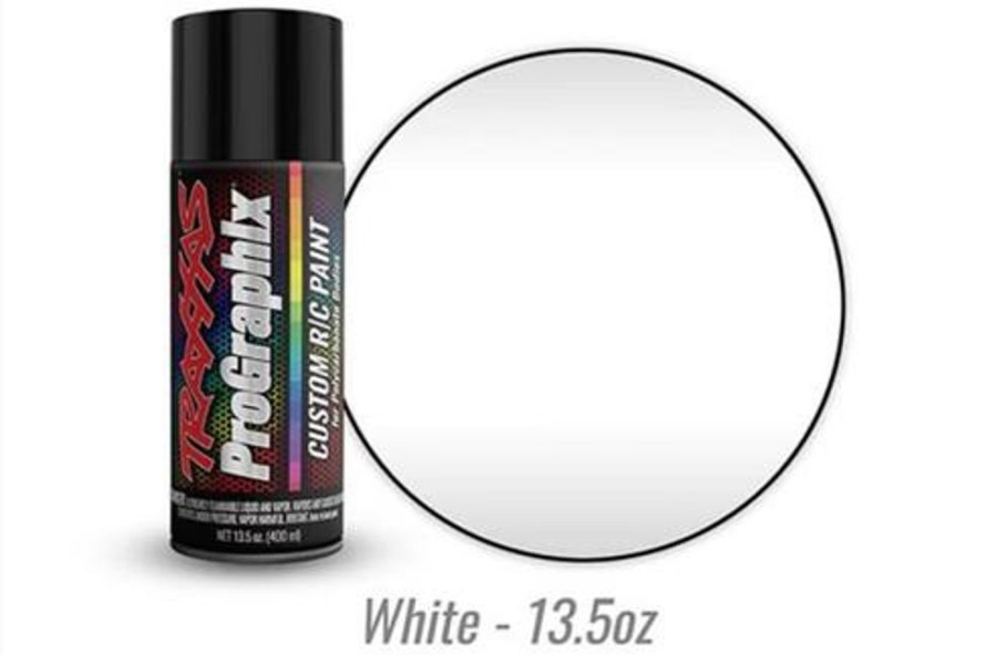 Traxxas Paint | Accessories Traxxas Traxxas 5056X - Body Paint, Prographix , White (13.5Oz)