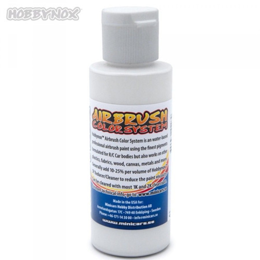 Hobbynox Paint | Accessories Hobbynox Hobbynox - Airbrush Color Solid White 60Ml