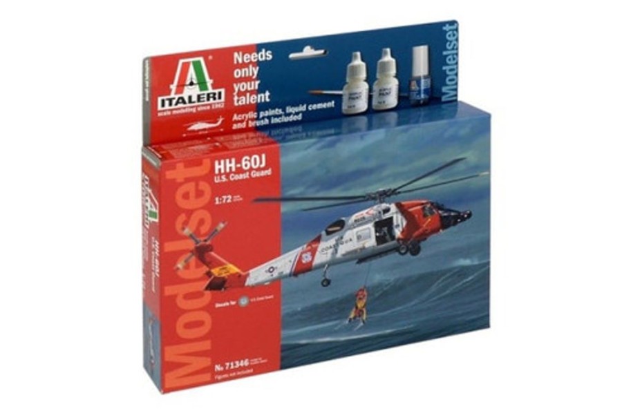 Aircraft | Model & Die-Cast Italeri Italeri 71346 1:72 Hh-60J U.S. Coast Guard - Model Set