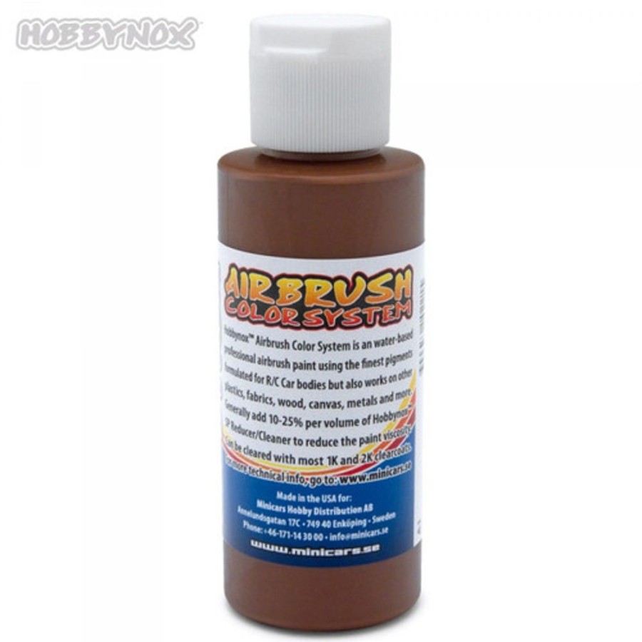 Hobbynox Paint | Accessories Hobbynox Hobbynox - Airbrush Color Solid Brown 60Ml