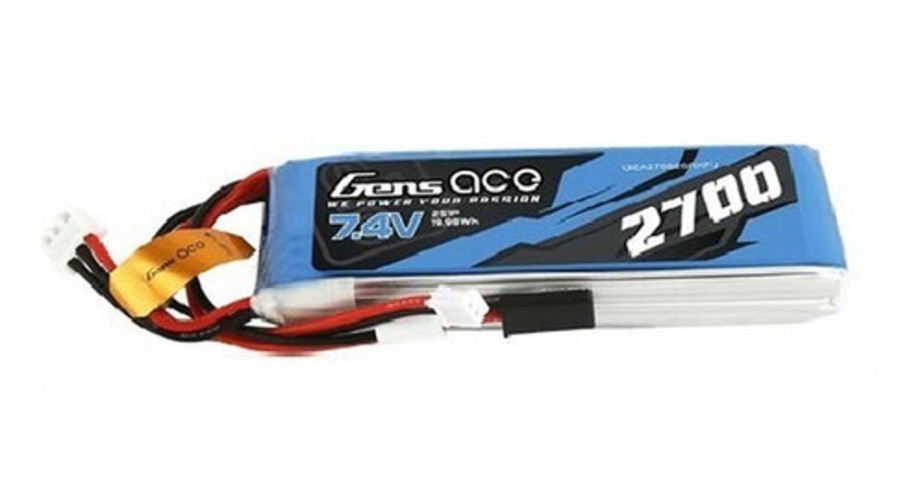 Lithium Polymer Batteries | Batt/Charger Gens Ace Gens Ace 2700Mah 7.4V 2S1P Transmitter Pack