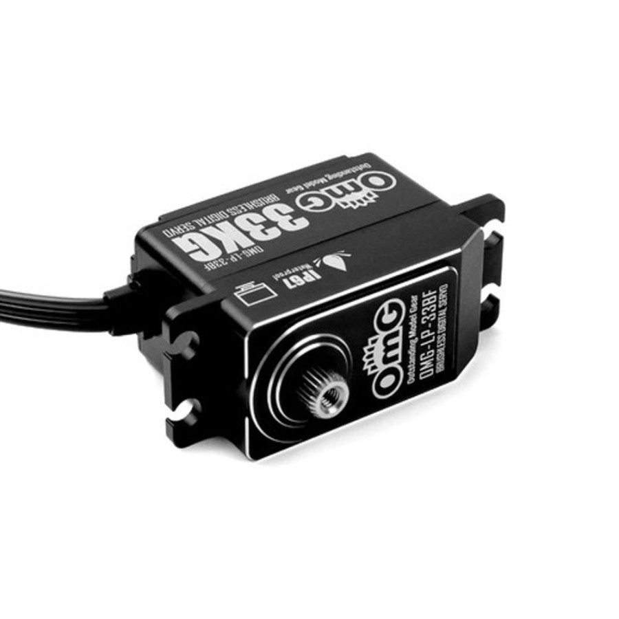 Omg Servos | Electronics OMG Omg Lp-33Bf 33Kg Waterproof High Voltage Low Profile Brushless Digital Servo