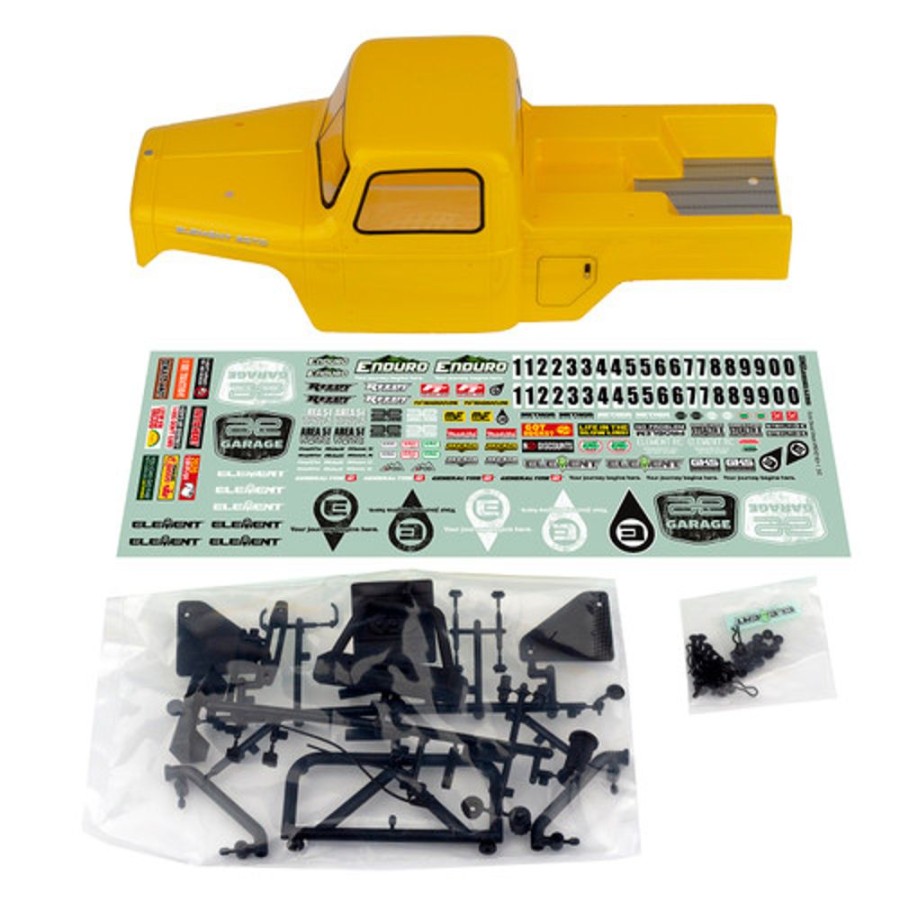 Rc Car Shell & Accessories | Parts Element RC Element Rc Enduro Ecto Pre-Painted Body Set (Yellow)