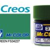 Mr. Hobby Paint | Accessories Mr Hobby Gunze - C312 Mr Color Semi Gloss Green Fs34227