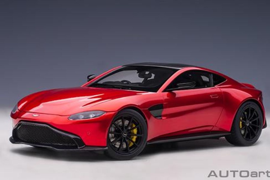 Model & Die-Cast AUTOart Auto Art 70277 Aston Martin Vantage 2019 (Hyper Red/Carbon Black Roof)