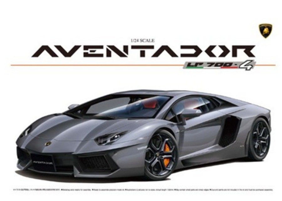 Cars | Model & Die-Cast Aoshima Aoshima Lamborghini Aventador Lp700-4 1/24 Scale Kit