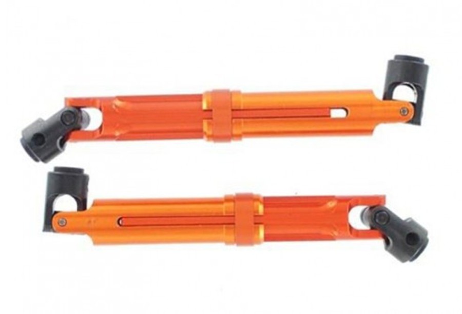 Car Parts By Brand | Parts HSP 180011 | Hsp Orange Aluminium Drive Shaft Complete Assemblies 2Pcs