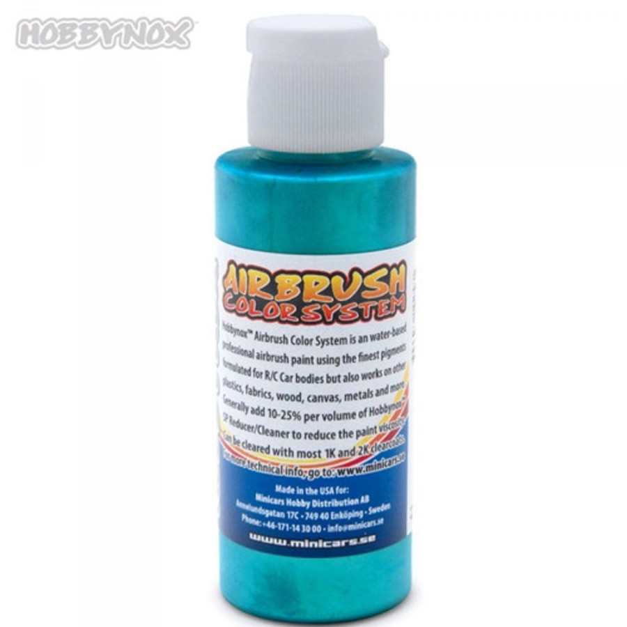 Hobbynox Paint | Accessories Hobbynox Hobbynox - Airbrush Color Iridescent Turquoise 60Ml