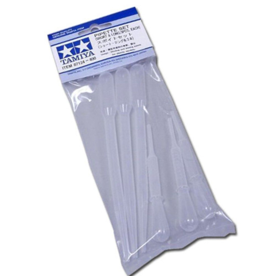 Thinner, Cleaner & Other | Accessories Tamiya Tamiya Pipette Set - Short & Long (3Pcs Each) [87124]