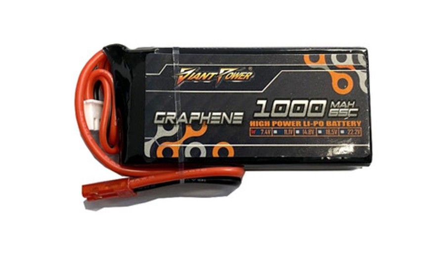 Lithium Polymer Batteries | Batt/Charger Giant Power Giant Power 2S 7.4V 1000Mah 65C Li-Po W/ Jst Plug