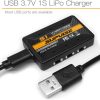 Entry Level Lipo Charger | Batt/Charger Volantex Supulse Lipo Battery Charger 6-In-1 Dc 3.7V 1S 1 Cell Micro 6 Ports Compact Charger (S1)