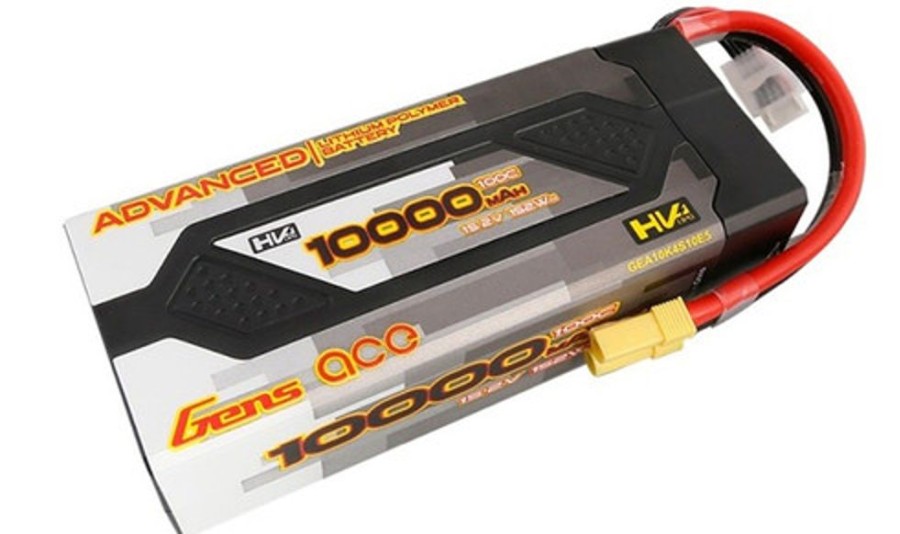 Lithium Polymer Batteries | Batt/Charger Gens Ace Gens Ace Advanced 10000Mah 15.2V 100C 4S2P Hardcase Lipo Battery Pack With Ec5