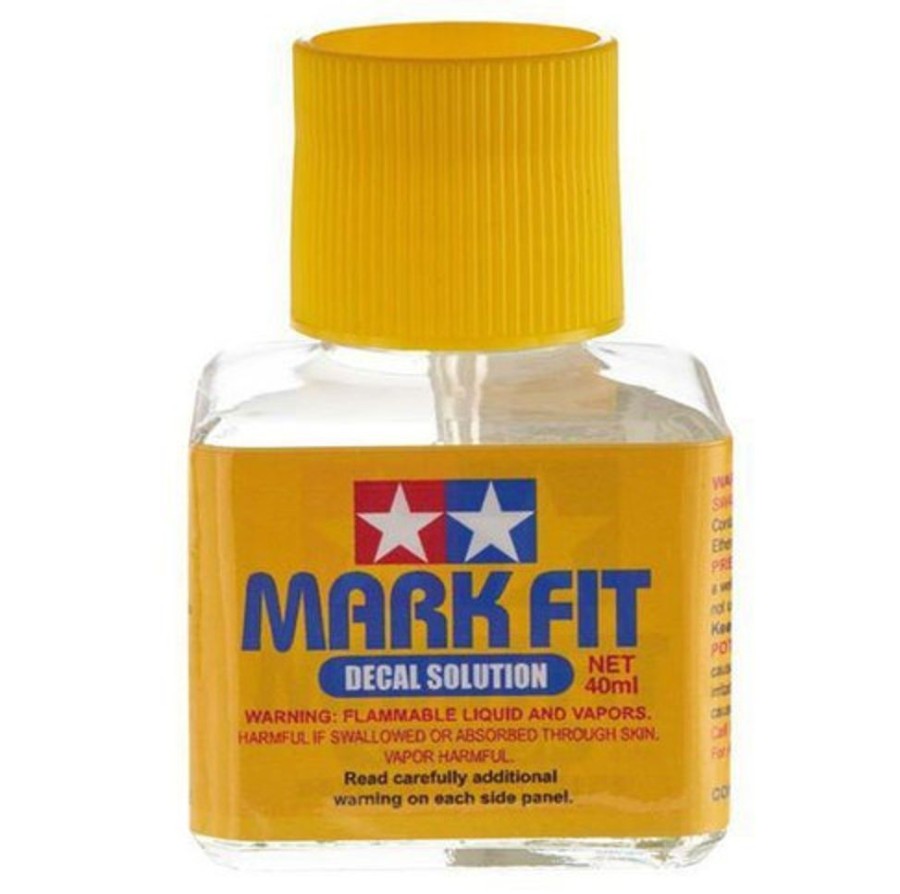 Putty And Detailing Solutions | Accessories Tamiya Tamiya 87102 Mark Fit Decal Solution 40Ml