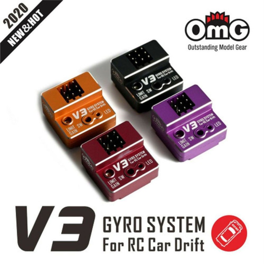 Electronics OMG Omg V3 Gyro System For Rc Drift