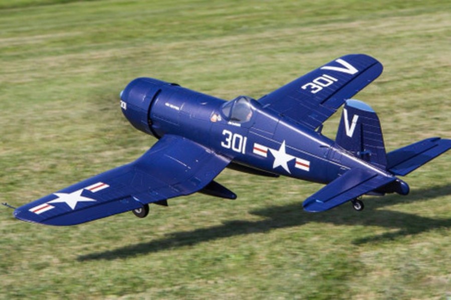 Planes FMS Fms F4U Corsair V3 6Ch Blue 1400Mm (55") Wingspan With Reflex V2 Stabilizer