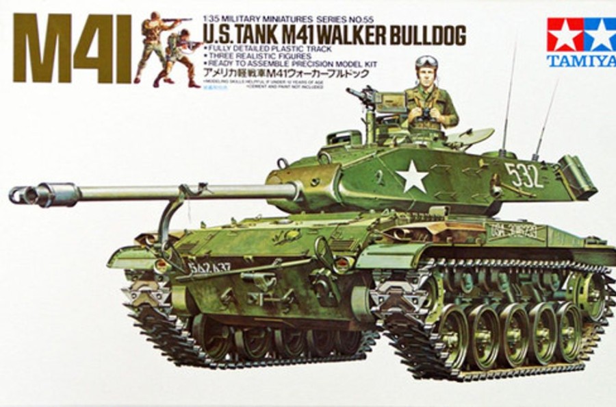 Military | Model & Die-Cast Tamiya Tamiya - 1/35 Us M41 Walker Bulldog Plastic Model Kit [35055]