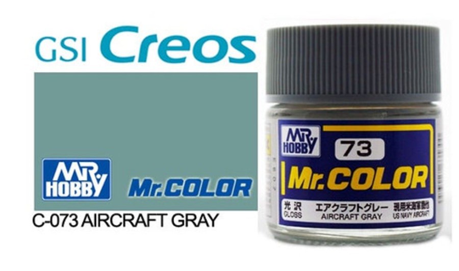 Mr. Hobby Paint | Accessories Mr Hobby Gunze - C073 Mr Color Gloss Aircraft Grey