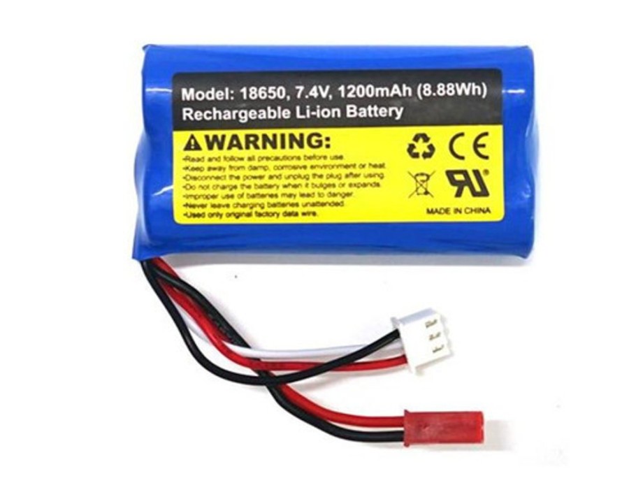 Lithium Polymer Batteries | Batt/Charger WPL 2S 7.4V 1200Mah Li-Ion Battery For Baron ( 1603-012)