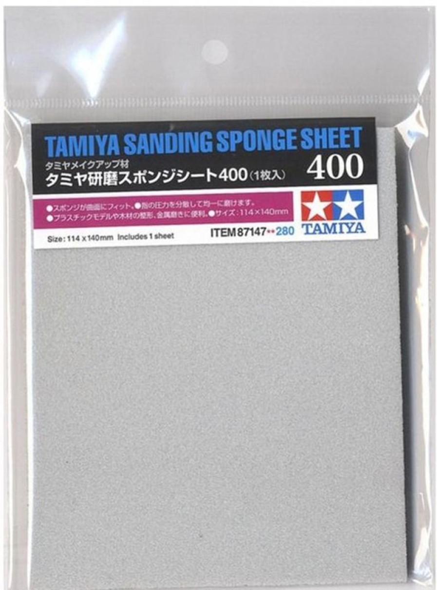 Tamiya Tools | Accessories Tamiya Tamiya 400 Grit Sanding Sponge [87147]