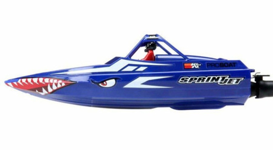 Boats ProBoat Proboat Sprintjet 9" Self-Righting Jet Boat Brushed Rtr, Blue By Pro Boat