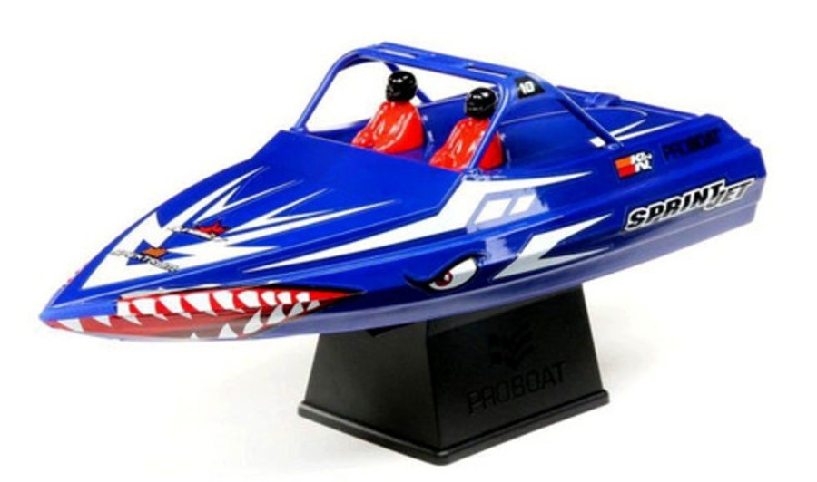 Boats ProBoat Proboat Sprintjet 9" Self-Righting Jet Boat Brushed Rtr, Blue By Pro Boat