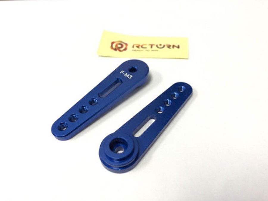 Servo For Cars | Electronics RCTurn Aluminium Rc Servo Horn 25T 50Mm Blue (Plastic Spline Only)