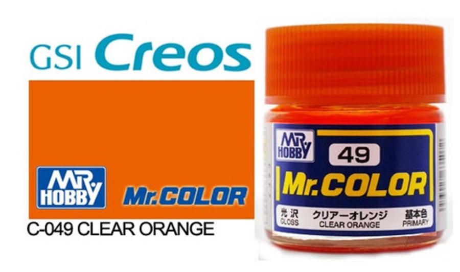 Mr. Hobby Paint | Accessories Mr Hobby Gunze - C049 Mr Color Gloss Clear Orange