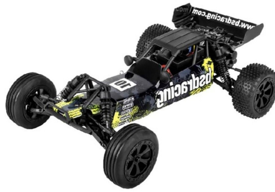 Off-Road | Cars/Tanks BSD Bsd Bs709T Baja 1/10 2Wd Brushed Rtr Buggy Yellow With En20 3A Fast Charger