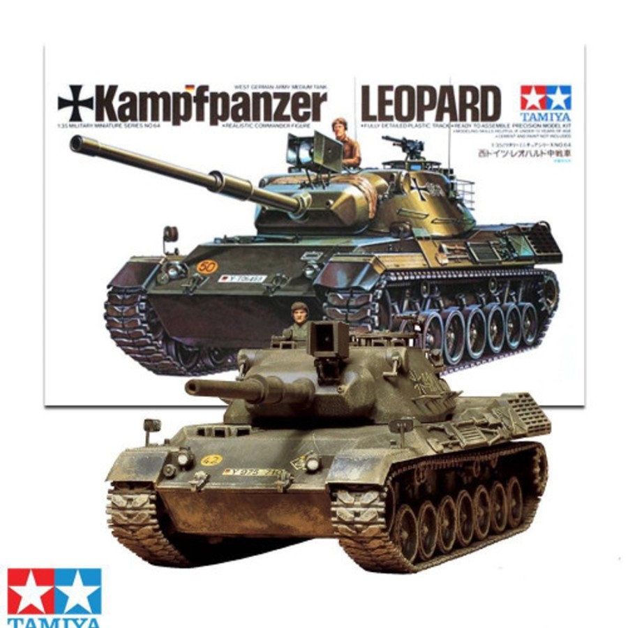 Military | Model & Die-Cast Tamiya Tamiya - 1/35 Federal German Leopard 1 Mbt Wwii Plastic Model Kit [35064]