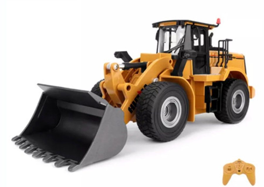 Cars/Tanks Huina Hui Na 1567 Rc 1/24 9Ch Alloy Heavy Wheel Loader Rc Truck