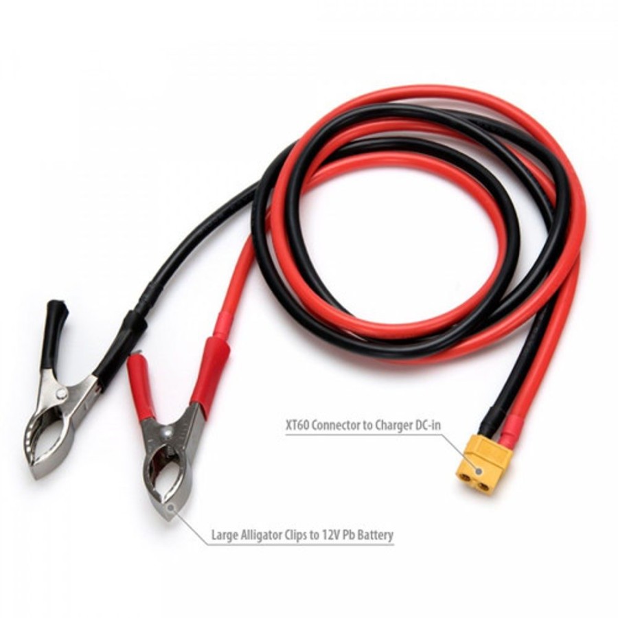 Cables | Accessories Fuse Alligator Clip To Xt60 Female Power Supply Cable