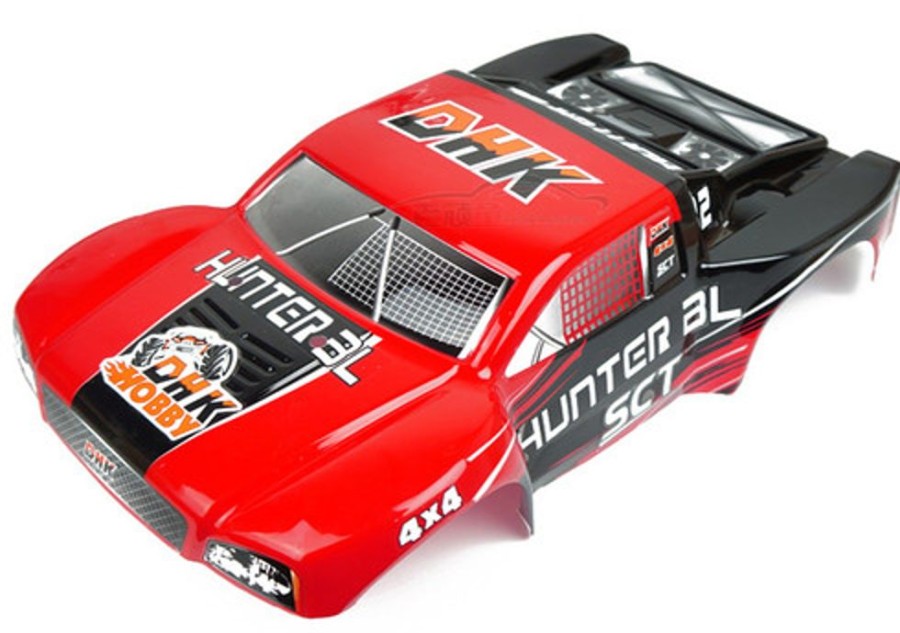 Rc Car Shell & Accessories | Parts DHK Dhk Hunter Body Shell For 1/10 Sdadium Truck ( Red)