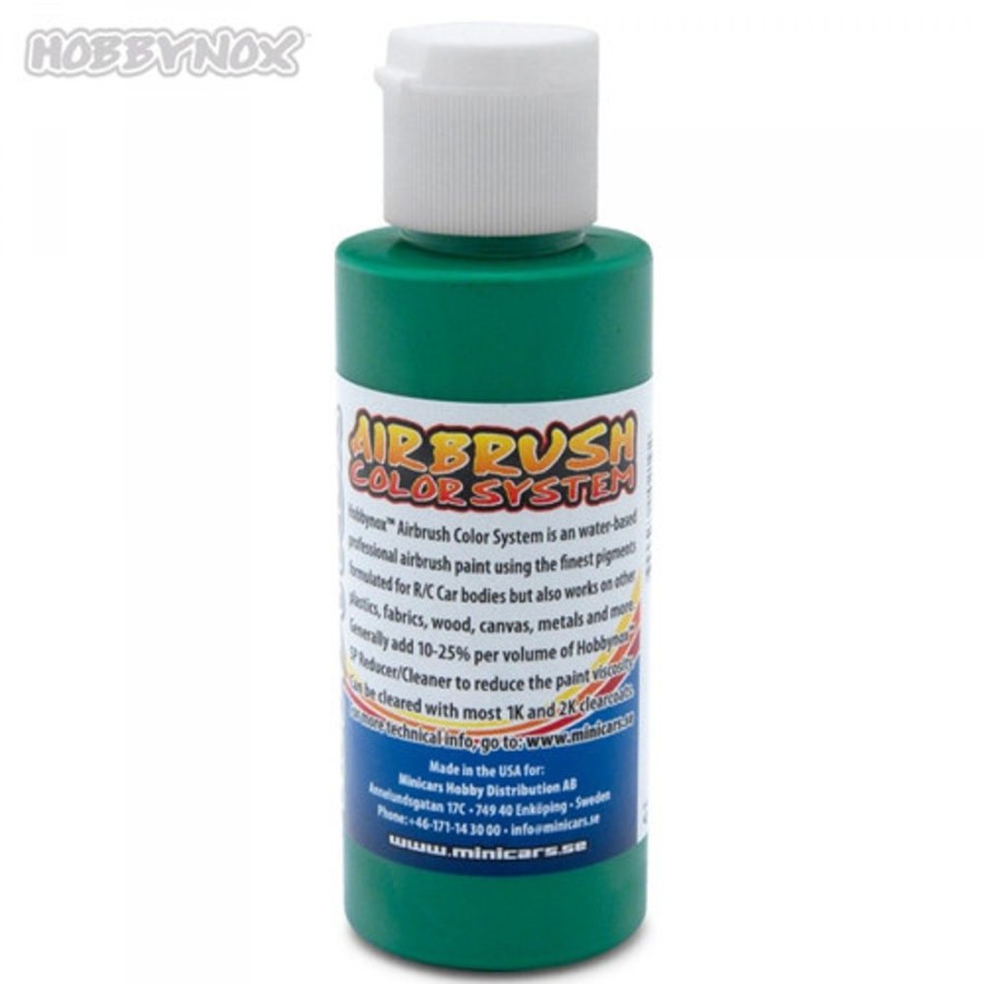 Hobbynox Paint | Accessories Hobbynox Hobbynox - Airbrush Color Solid Green 60Ml