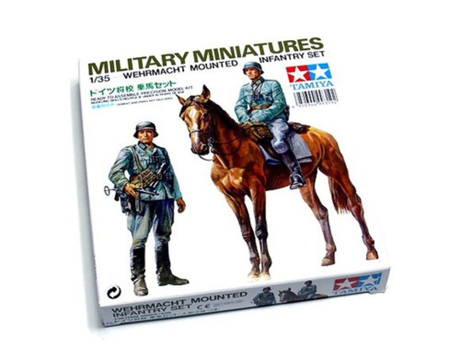 Miniature Figure | Model & Die-Cast Tamiya Tamiya - 1/35 Wehrmacht Mounted Infantry Set [35053]