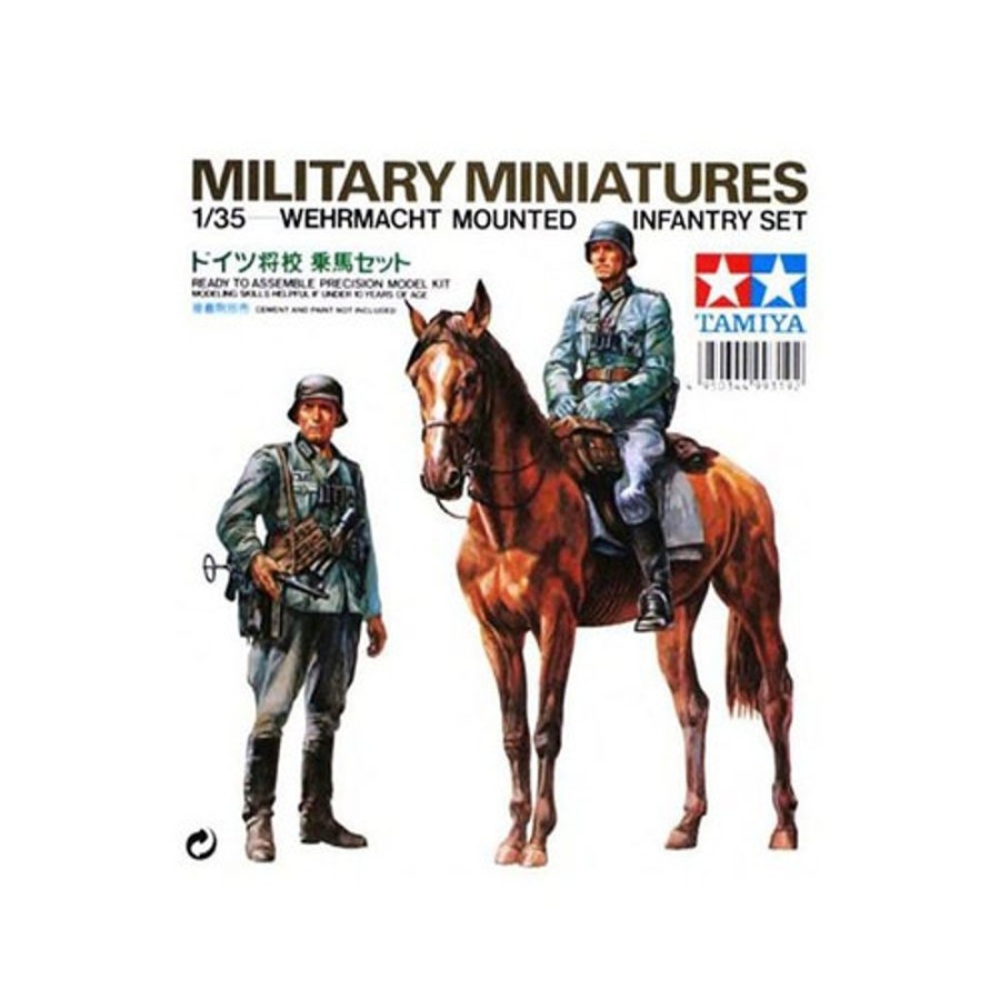 Miniature Figure | Model & Die-Cast Tamiya Tamiya - 1/35 Wehrmacht Mounted Infantry Set [35053]