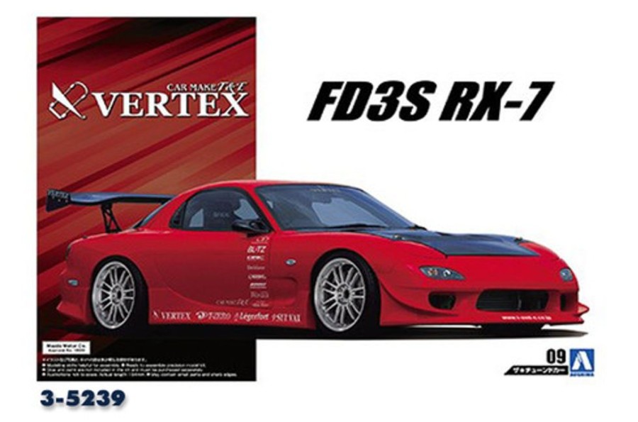 Cars | Model & Die-Cast Aoshima Aoshima - 1/24 The Tuned Car No.9 Mazda Vertex Fd3S Rx-7 '99