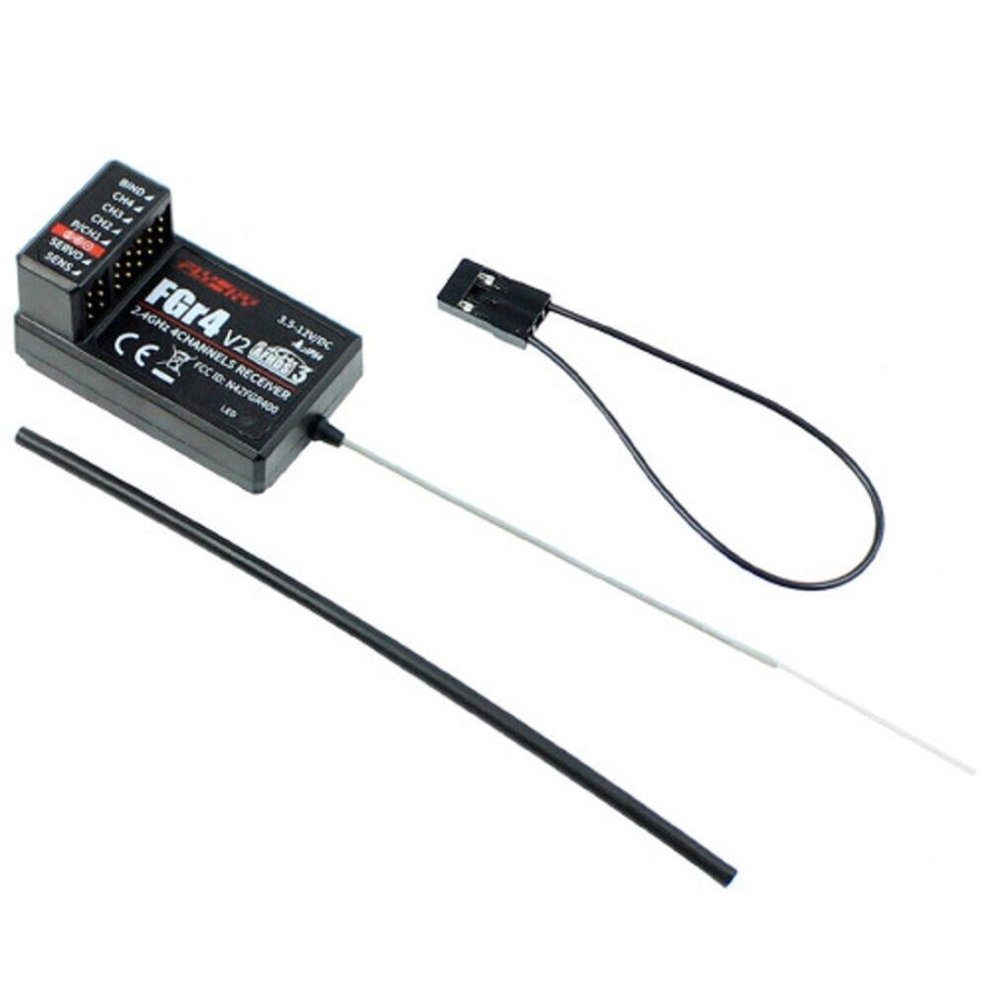 Flysky | Electronics FlySky Flysky Fgr4 Afhds3 Water Resistant V2 Ppm/I-Bus/Pwm Receiver (3.5~12V)