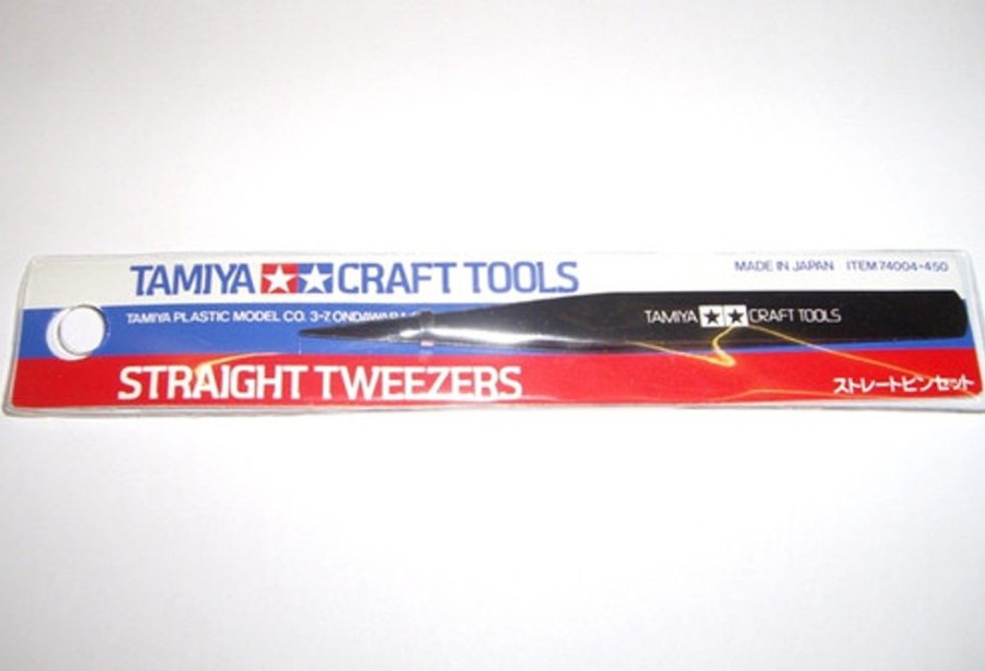 Craft Tools | Accessories Tamiya Tamiya Straight Tweezers [74004]