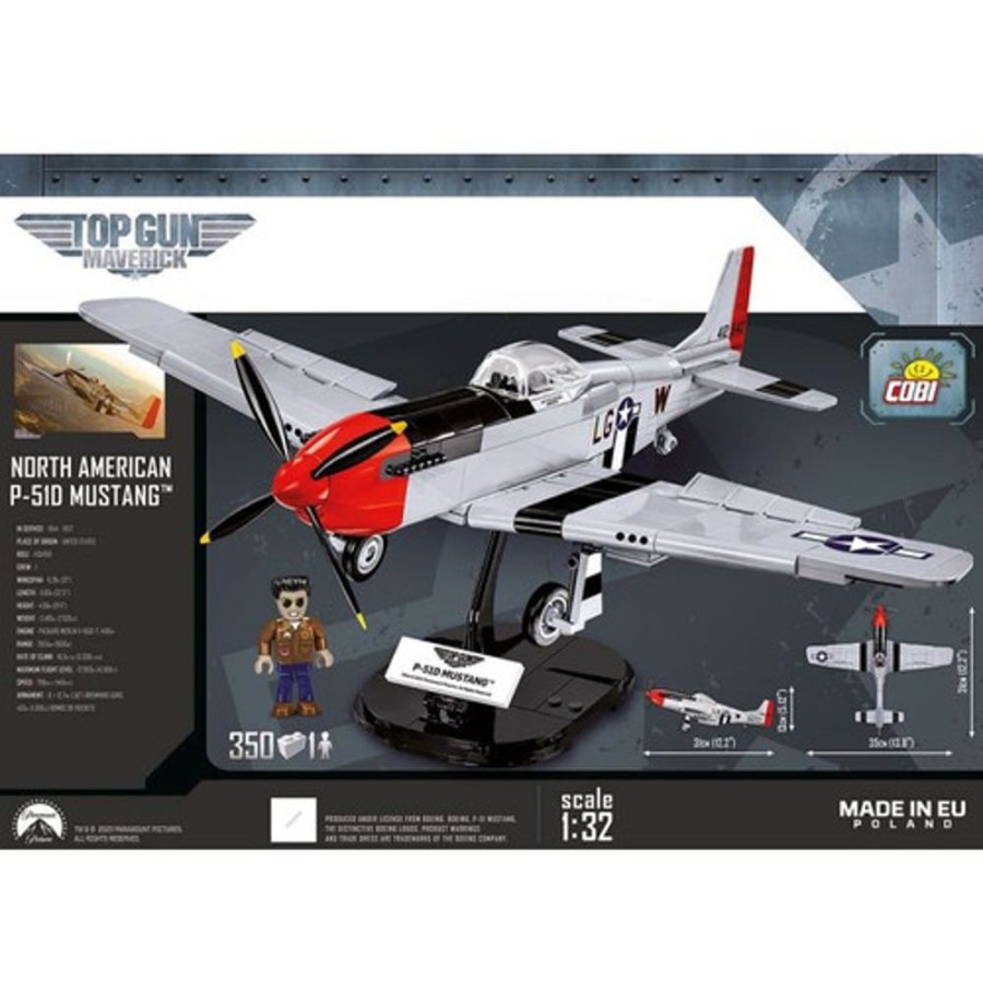 Model & Die-Cast Cobi Cobi-5846 | Top Gun /5846/ P-51D Mustang 350 Pcs