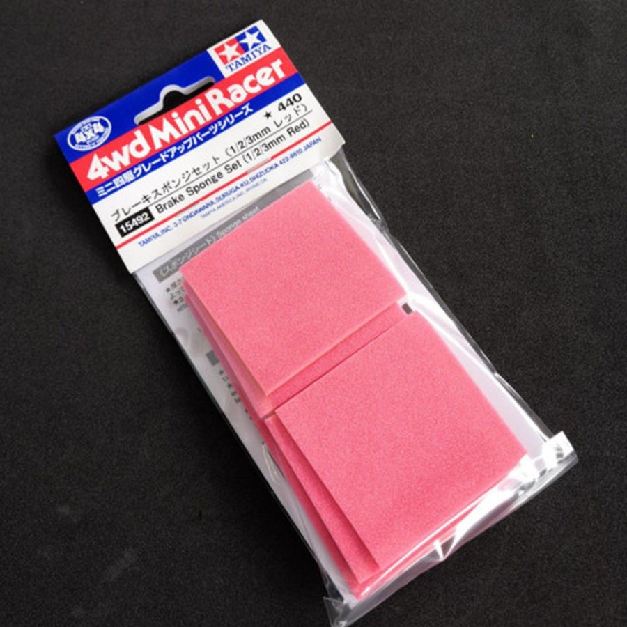 Parts Tamiya Tamiya Mini 4Wd Brake Sponge Set 1/2/3Mm Red