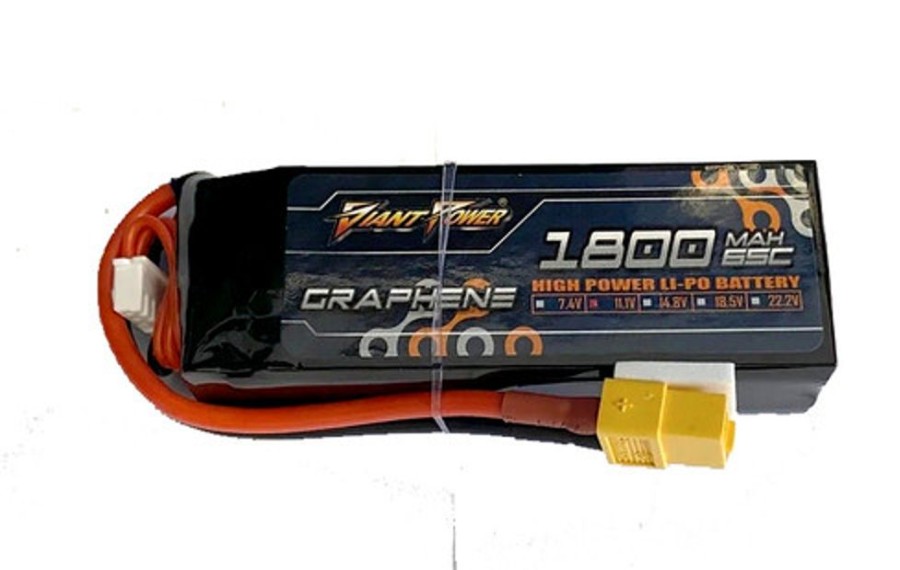 Lithium Polymer Batteries | Batt/Charger Giant Power Giant Power 3S 11.1V 1800Mah 65C Li-Po W/ Xt60 Plug