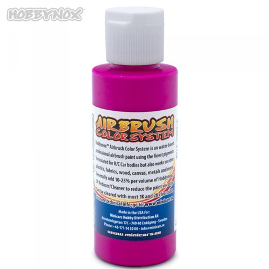 Hobbynox Paint | Accessories Hobbynox Hobbynox - Airbrush Color Neon Razberry 60Ml