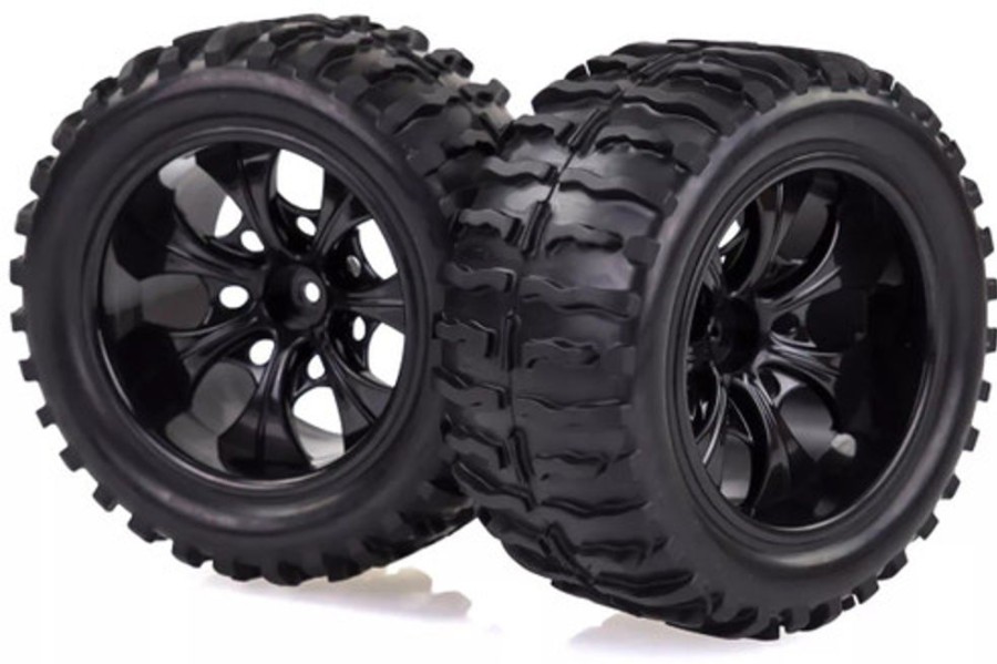 Rim & Tyre | Parts HSP Hsp 94111 Black Wheels (Pair)