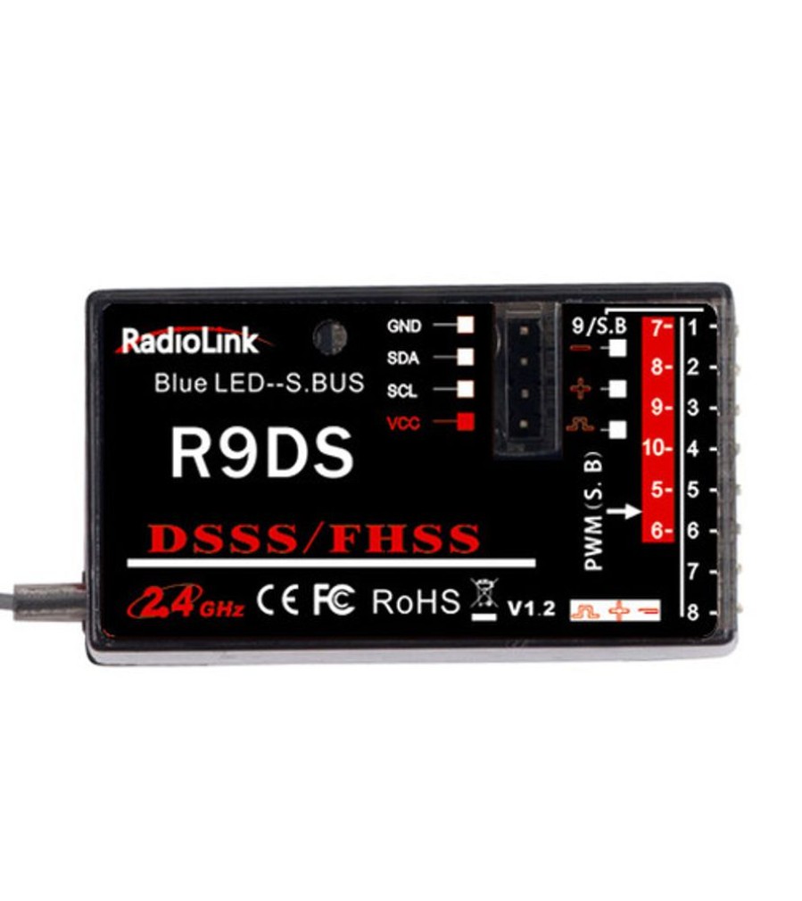 Receiver | Electronics Radio Link Radiolink R9Ds 2.4Ghz 9-Ch S.Bus Receiver V1.6