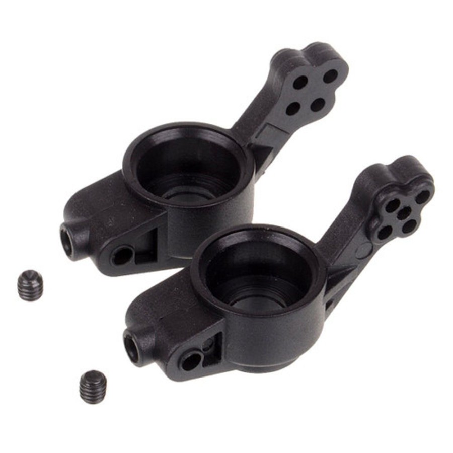 Car Parts By Brand | Parts HSP 2Pcs Hsp 02013 Rear Hub Carriers For 1/10 Car (Black)