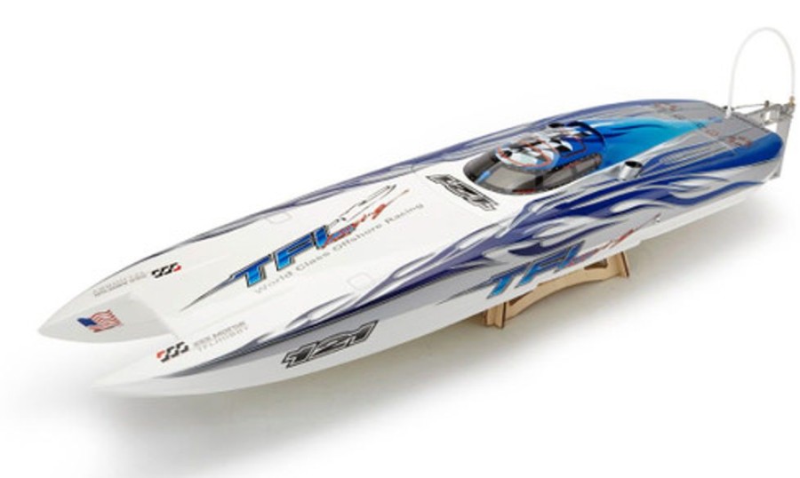 Boats TFL Tfl 1122B Genesis 900 Cat Catamaran Racing Electric Boat Artr - Dual Motor 6S Version