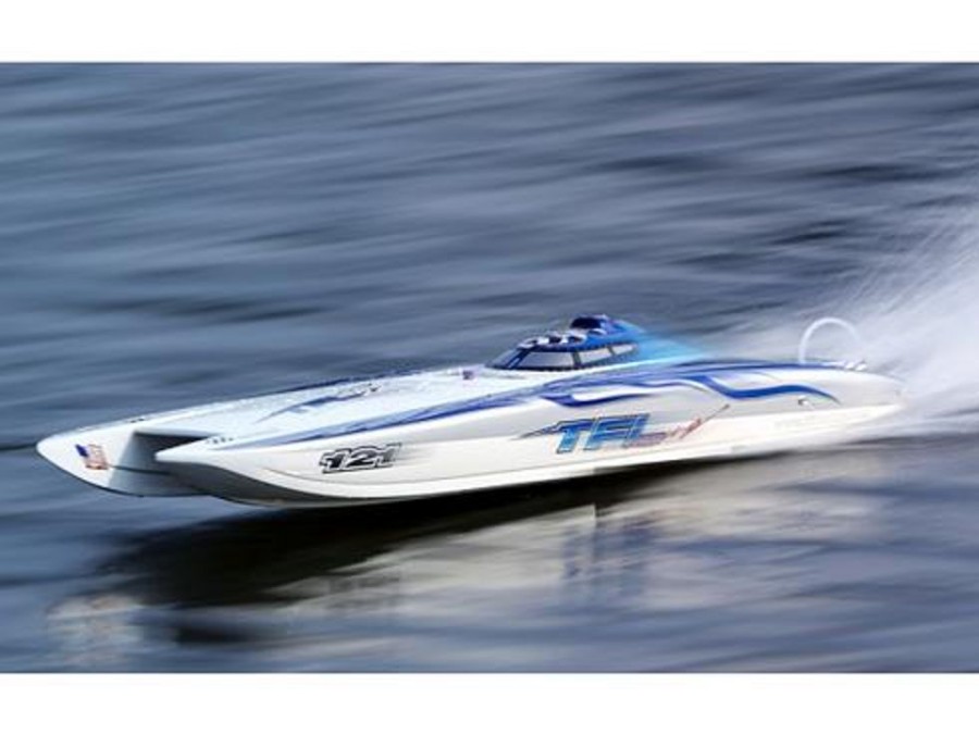 Boats TFL Tfl 1122B Genesis 900 Cat Catamaran Racing Electric Boat Artr - Dual Motor 6S Version