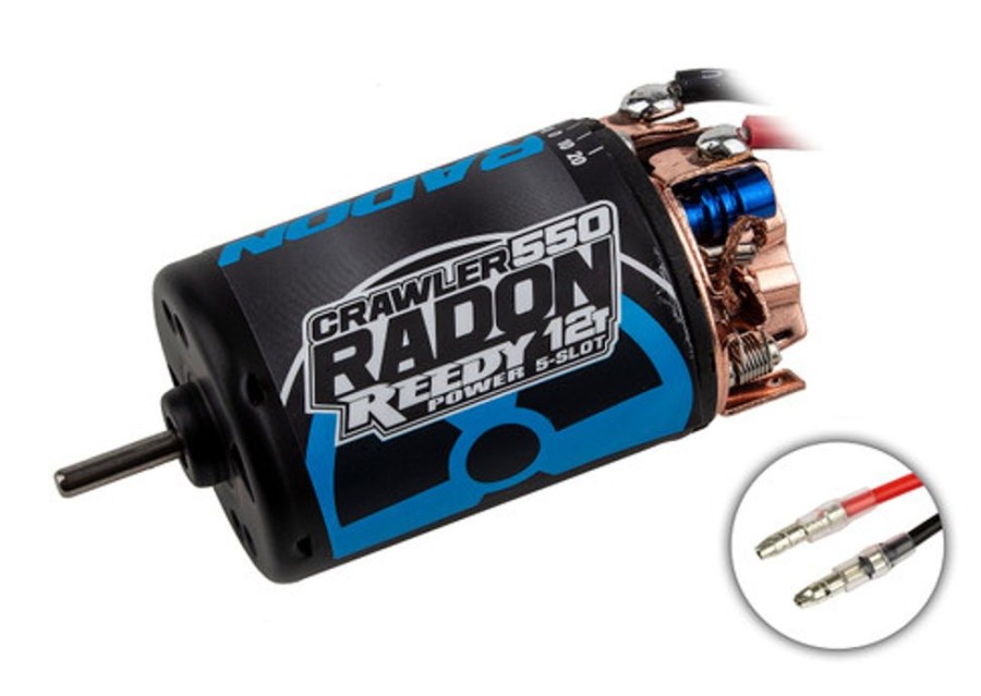 Surface | Electronics Reedy Reedy Radon 2 550 Crawler 5-Slot Brushed Motor (12T) 1850Kv