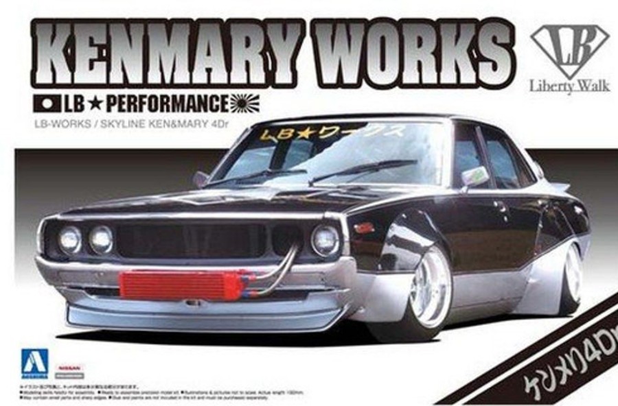 Cars | Model & Die-Cast Aoshima Ao-00982 Liberty Walk No.3 Lb Works Skyline Kenmary Works 4Dr - Aoshima 1/24 [Ao-00982]